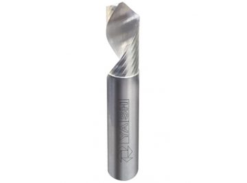 SOLID CARBIDE SINGLE FLUTE SPIRAL END-MILL