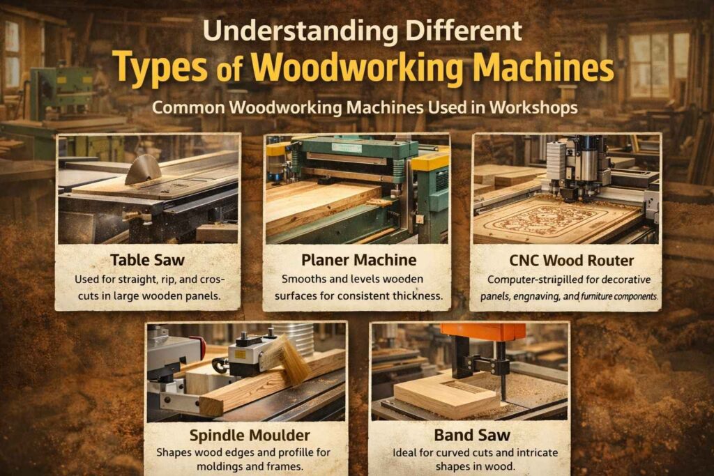Understanding Different Types of Woodworking Machines